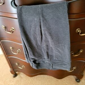 Jones New York dark gray corderoy womans slacks